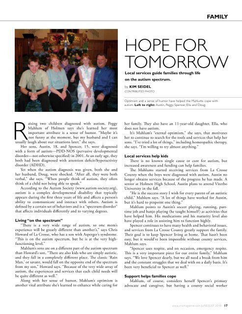 June/July 2010 - Coulee Region Women's Magazine