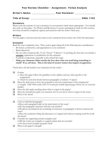 peer review of expository essay Peer review for expository essay, creative writing inanimate object, do my essay for me. peer review of expository essay Peer review for expository essay, creative writing inanimate object, do my essay for me.