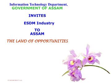 Information Technology Department, GOVERNMENT OF ASSAM ...