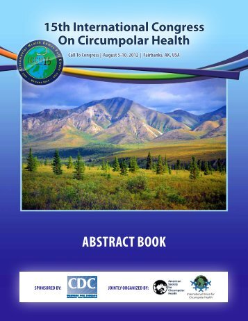 ABSTRACT BOOK - International Congress on Circumpolar Health