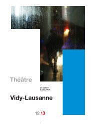 26 - ThÃ©Ã¢tre Vidy Lausanne