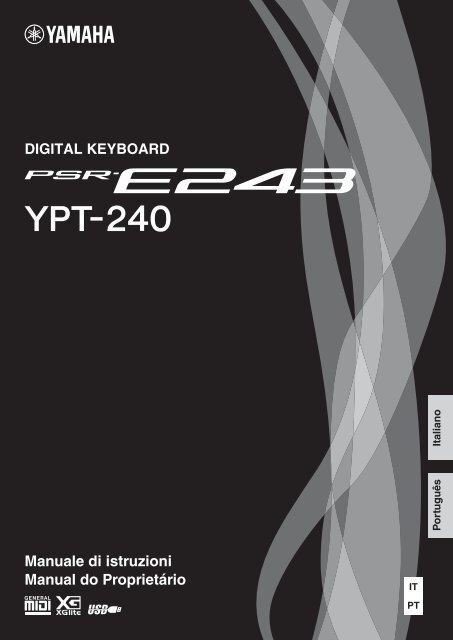 PSR-E243/YPT-240 Owner's Manual - Yamaha Downloads
