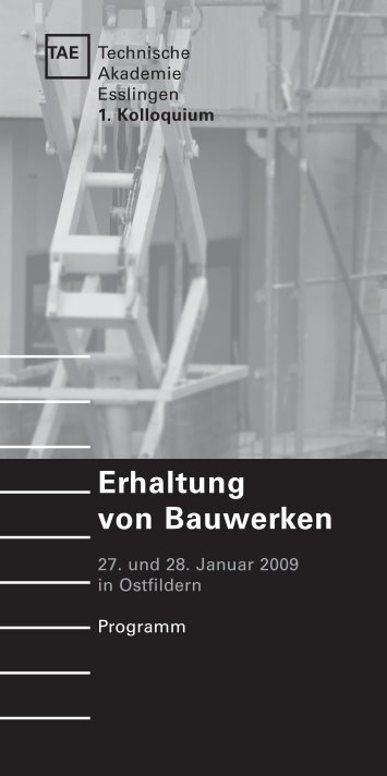 Erhaltung von Bauwerken - Siegwart, Michael