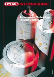 Accumulator Technology. Product Catalogue. - HYDAC Romania