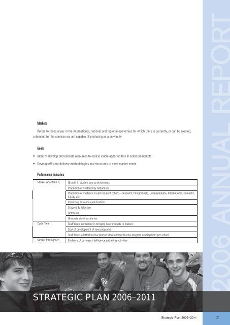 Annual Report 2006 - Part 1 - Central Queensland University