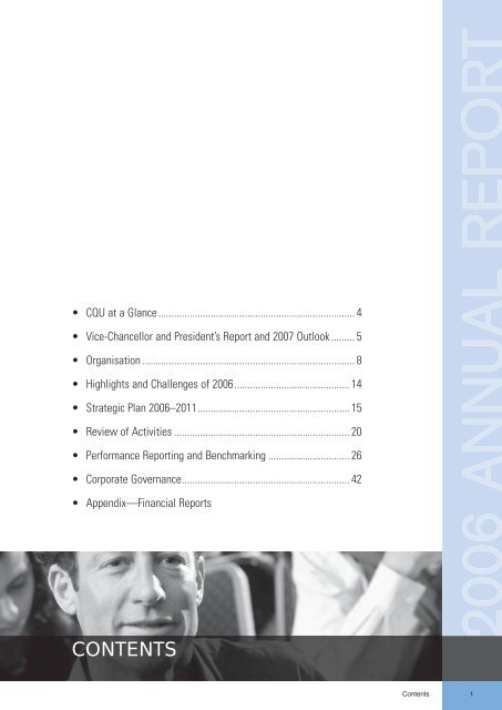 Annual Report 2006 - Part 1 - Central Queensland University