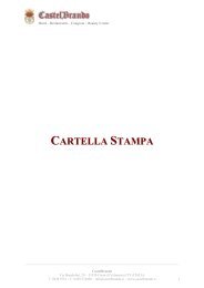 CARTELLA STAMPA - CastelBrando