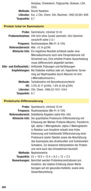 Klinik für Hämatologie Institut für Klinische Chemie