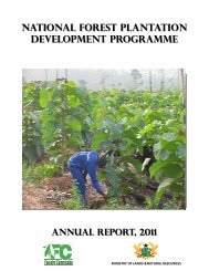 2011 Annual Report - The Forestry Commission of Ghana