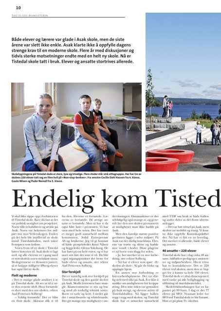 Viktig avtale for Halden Trives som lærling Flott skole i Tistedal - Byline