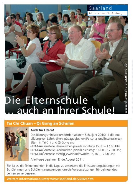 www .eltern.saarland.de Schuljahr - GLEV ...