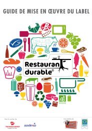 Le guide de mise en Åuvre du label Restaurant durable - Campus ...