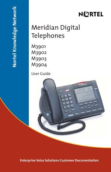 Meridian Digital Telephones M3901, M3902, M3903 ... - BT Business