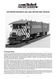 victorian railways aec rail motor and trailer - Steam Era Models