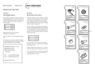 Montagehinweise Mounting Instructions YAMAHA XJR 1200/1300