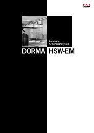 DORMA HSW-EM - dortechnik.cz