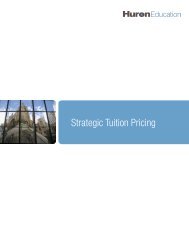 Strategic Tuition Pricing - Huron Consulting Group