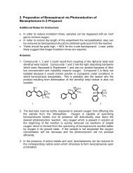 2. Preparation of Benzopinacol via Photoreduction of ...