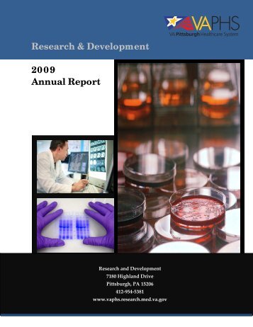 Research & Development 2009 Annual Report - VA Pittsburgh ...