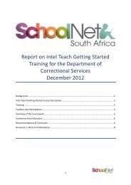 Correctional Services - SchoolNet South Africa