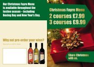 2 courses £7.99 3 courses £9.99 - Marston's Taverns