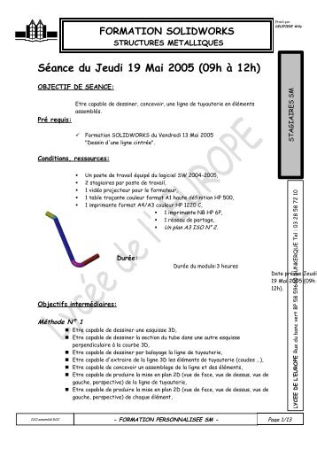 formation solidworks - CNR - SM