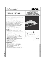 ECLAIRAGE Fiche produit VIRTUAL VRT5/BP - SEAE