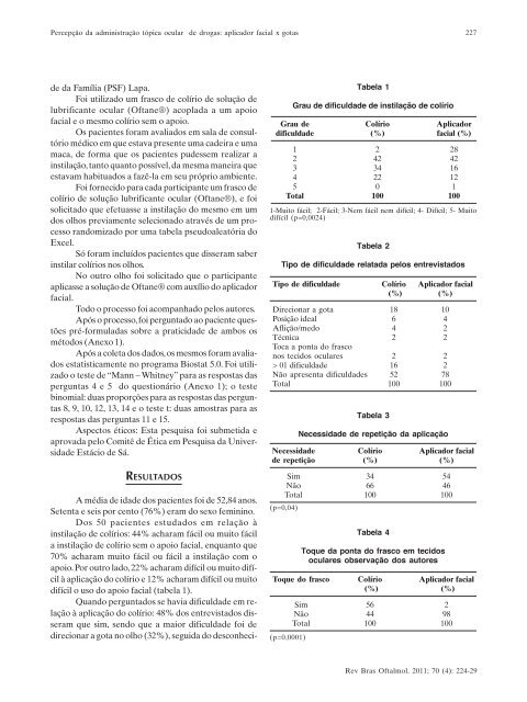 Jul-Ago - Sociedade Brasileira de Oftalmologia