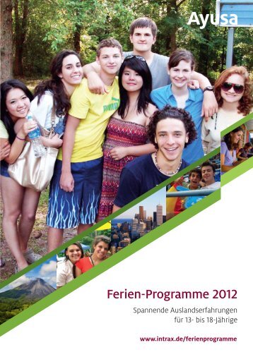 Ferien-Programme 2012 - Ayusa-Intrax