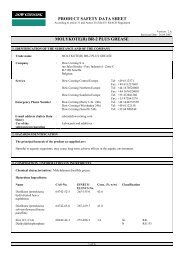 product safety data sheet molykote(r) br-2 plus grease