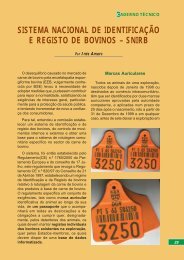 sistema nacional de identificaÃ§Ã£o e registo de bovinos â snirb - CNA