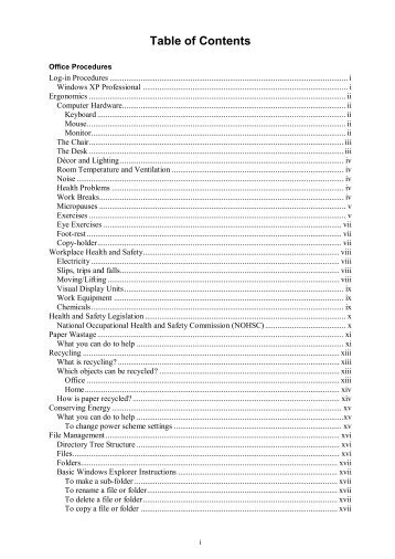 Click here to view the table of contents for this publication