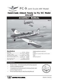 PC-9 46 ARF Manual - Spektrum