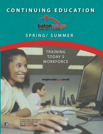 cced spring 2011booklet - Baton Rouge Community College