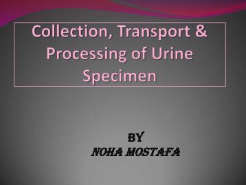Urine samples