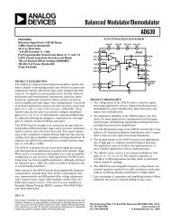 AD630 Balanced Modulator/Demodulator - Molphys.leidenuniv.nl