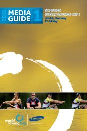 2011 Media Guide - World Rowing