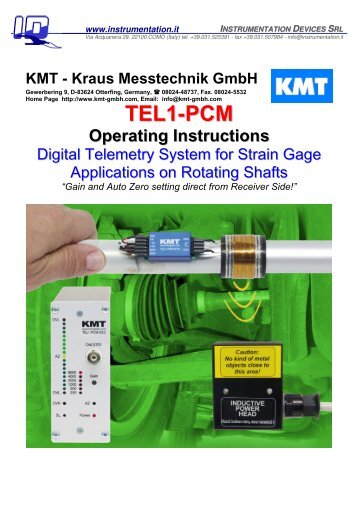 KMT - Kraus Messtechnik GmbH - INSTRUMENTATION DEVICES