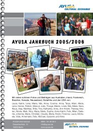 AYUSA JAHRBUCH 2005/2006 - Ayusa-Intrax