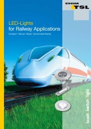 LED-Lights for Railway Applications [.PDF] - Logo ESCHA TSL GmbH