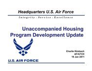 Unaccompanied Housing p g Program Development ... - Join PHMA!