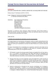 informe al Consejo TÃ©cnico Asesor de Vacunaciones de Euskadi