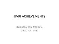 Dr Mbidde - UVRI Profile - Global Health Trials