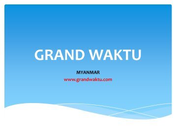 Investasi di Myanmar. - Pendaftaran Kantor Perwakilan di Myanmar
