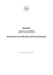 Structuration de la filière des véhicules décarbonés