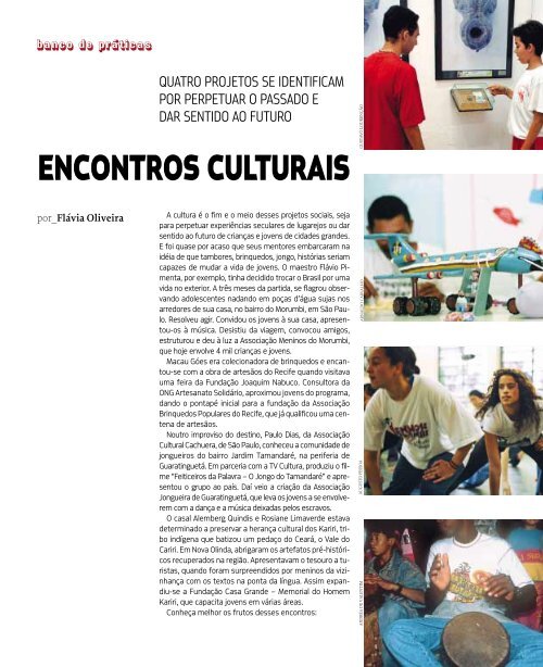 Arte e Cultura - Instituto Votorantim