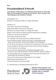 Praxishandbuch Erbrecht - Deubner Recht & Praxis