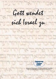 Gott wendet sich Israel zu Gott wendet sich Israel zu - BCJ