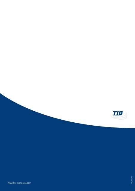 Corrosion Protection Systems - TIB Chemicals AG