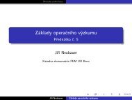 PÅednÃ¡Å¡ka 5 - Katedra ekonometrie